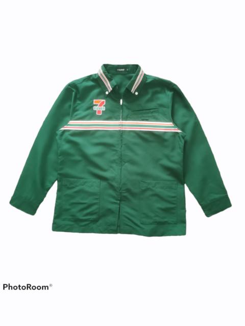 Other Designers Vintage - Vintage 7-Eleven Worker Zipper Uniform Shirt