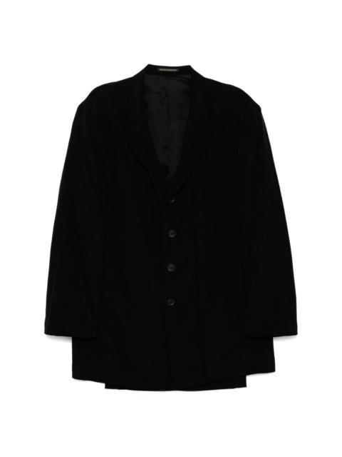 single-breasted blazer