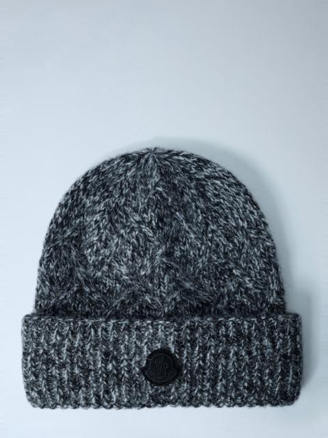 Moncler Logo Motif Beanie Hat
