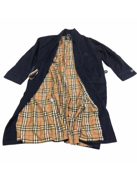 Other Designers Burberry Prorsum - Burberrys Nova Check Lining Logo Chest Bath Robe