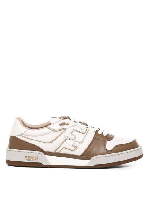 FENDI Fendi Leather Low-Top Match Sneakers