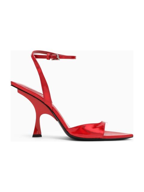 Red Gg Asymmetrical Sandal