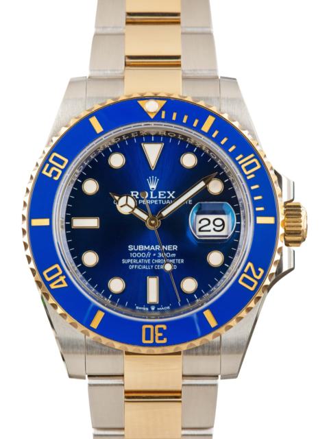 ROLEX Rolex Submariner Bluesy 126613 Steel & Gold Oyster