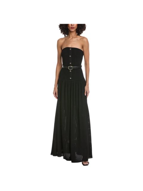 self-portrait Self-Portrait Bandeau Knit Maxi Dress