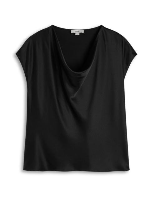 Vince Vince Cowl-neck Silk Blouse