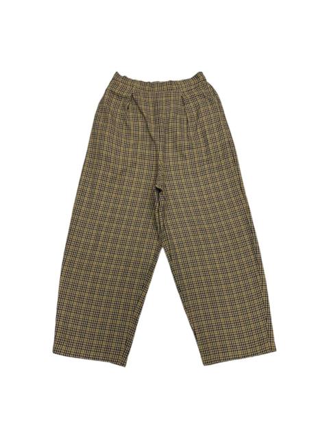 Other Designers Issey Miyake - RARE CHECKED NIKO AND JAPAN CROPPED BAGGY TROUSERS PANTS