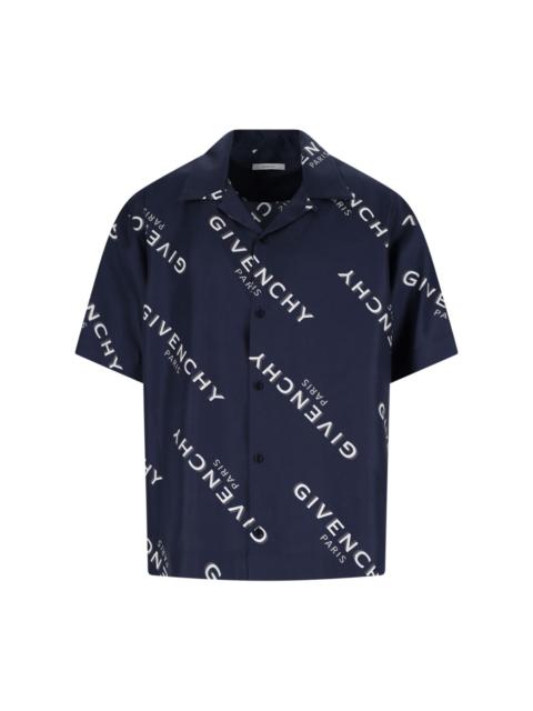 Givenchy 'BOWLING' SILK SHIRT