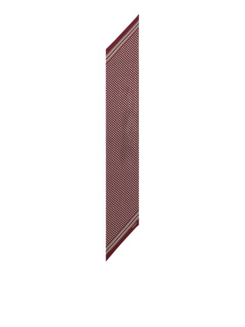 SAINT LAURENT Saint Laurent Men Lavallière Scarf In Silk Twill