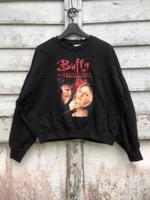 Other Designers Divided - Buffy The Vampire Slayer Cropped Sweatshirt