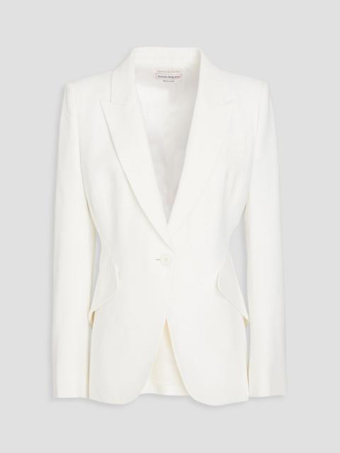 Alexander McQueen Crepe blazer
