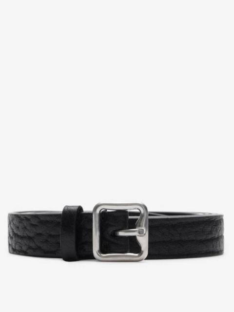 Burberry Burberry B Buckle Leather Belt