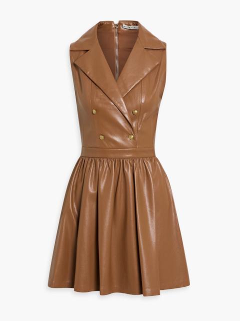 Alice + Olivia Emmy mini tuxedo dress