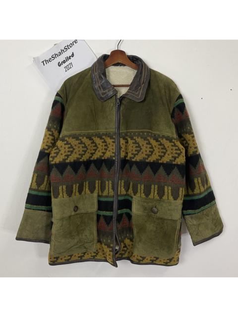 Other Designers Japanese Brand - Vintage Unbranded Zipper Ups Art Jacket