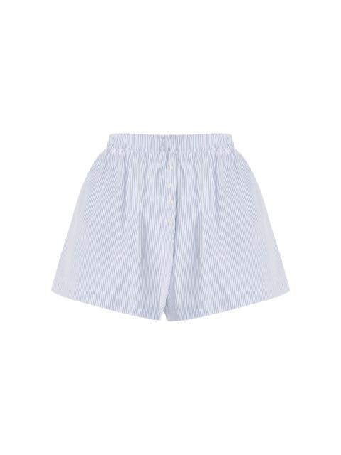 LESET Yoshi Cotton Boxer Shorts blue