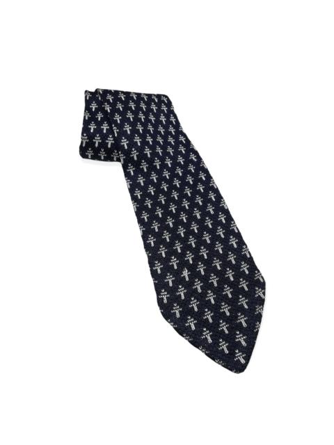 Other Designers Vintage H Flower Silk Mix Tie Italy made Inspire By Hermes