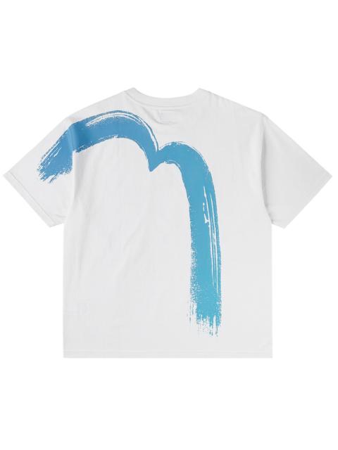 EVISU Hand-Brushed Daicock Print T-Shirt