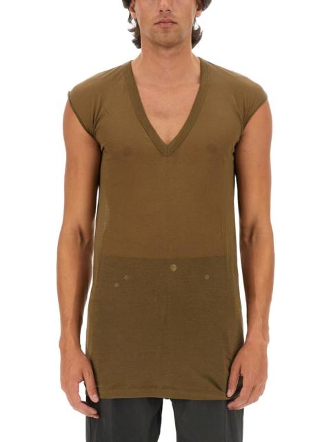 Rick Owens Men V-Neck T-Shirt