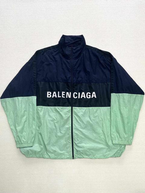 BALENCIAGA Balenciaga Black Neon Green Tracksuit Jacket