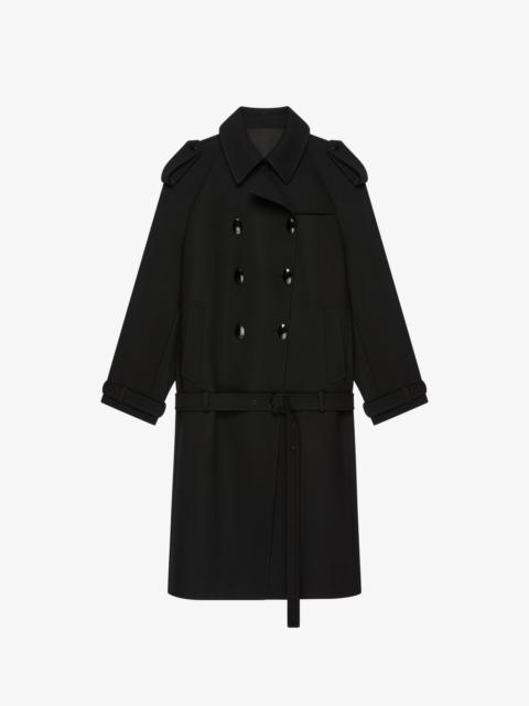 OVERSIZED TRENCH-COAT IN WOOL