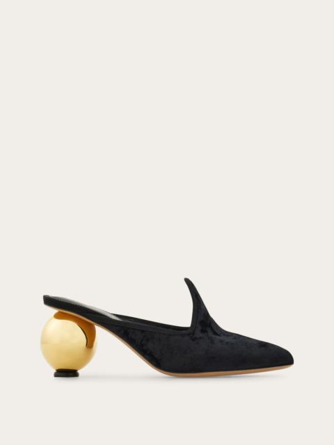 FERRAGAMO Spherical heel mule