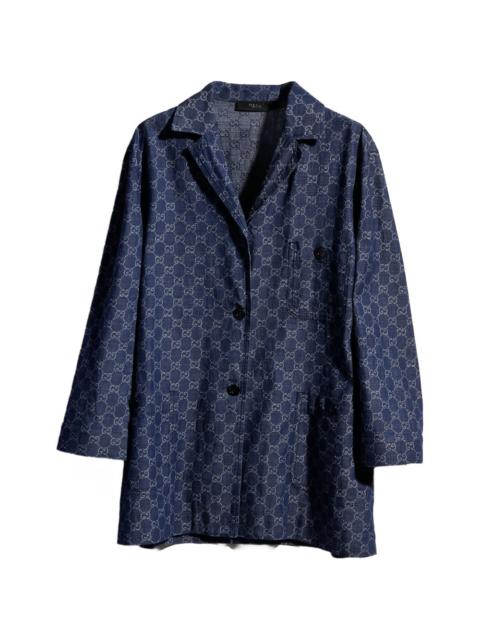 GUCCI Gucci Women Gg Denim Cotton Shirt