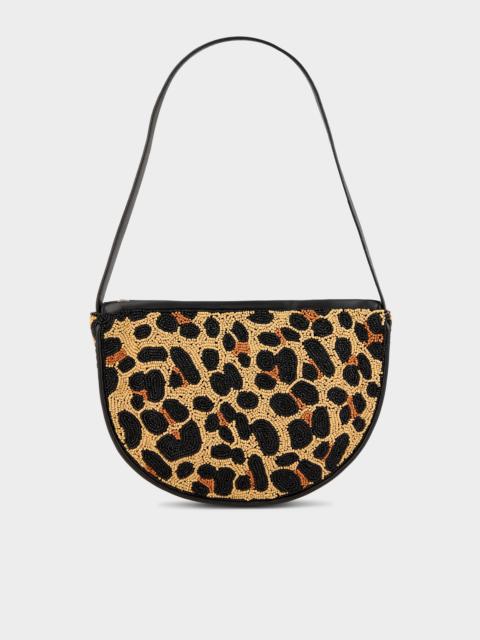 SIMONMILLER Belo Half Moon Bag In Cheetah