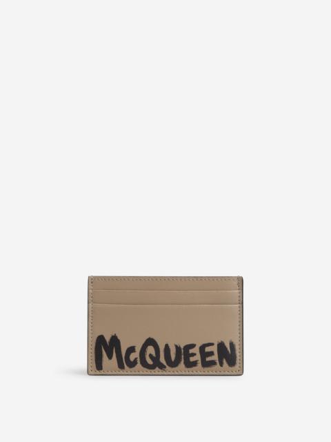 Alexander McQueen LEATHER LOGO CARD HOLDER