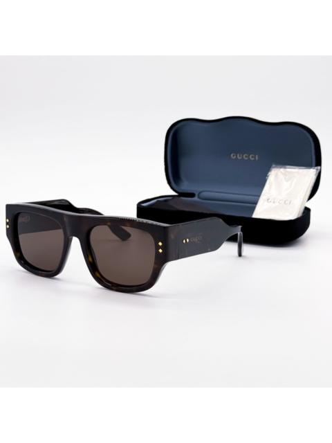 GUCCI NEW GUCCI GG1262S 002 SUNGLASSES UNISEX HAVANA EYEWEAR