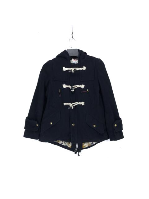 Other Designers Issey Miyake - Ne-Net by Tsumori Chisato Fishtail Wool Duffle Coat #2639-57