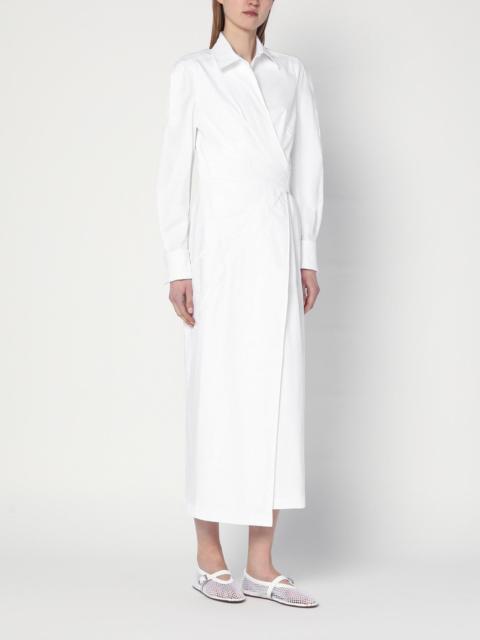 Max Mara White shirt dress in cotton twill
