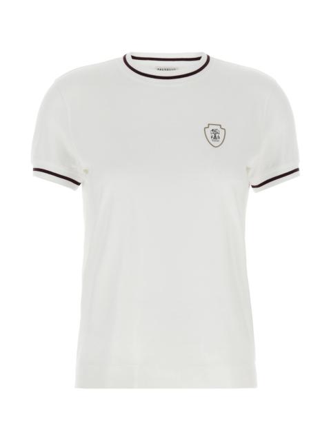 Brunello Cucinelli Logo patch t-shirt
