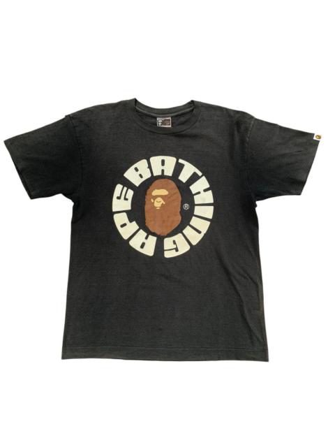 A BATHING APE® Distressed Sun Faded Bathing Ape T Shirt