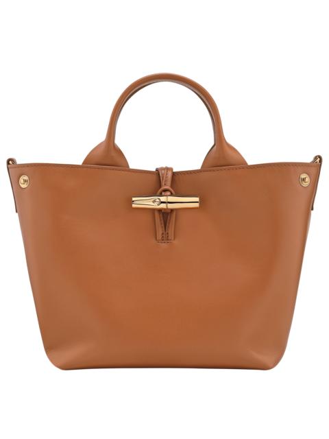 Longchamp Le Roseau S Handbag Cashew - Leather