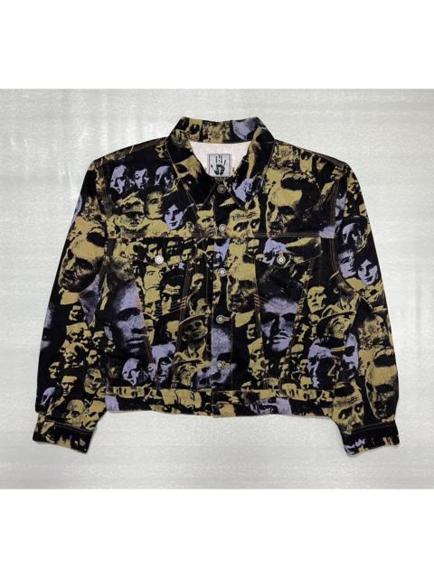 Jean Paul Gaultier Jean Paul Gaultier - F/W 92’ Faces Denim Trucker Jacket