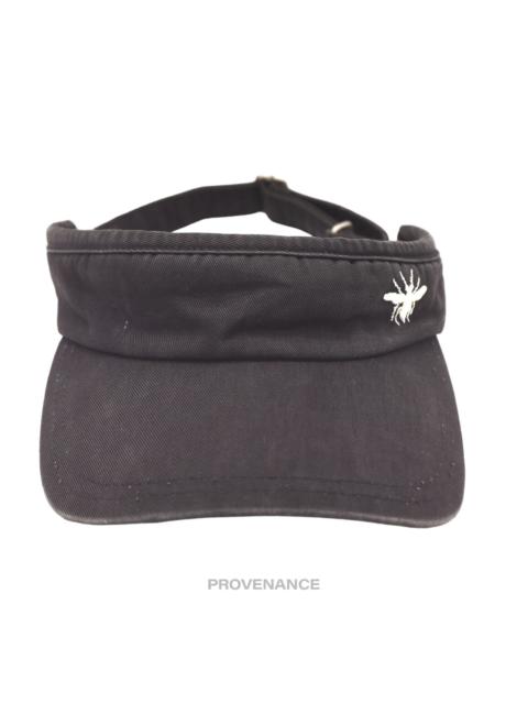 Dior Dior Bee Embroidered  Visor - Washed Black