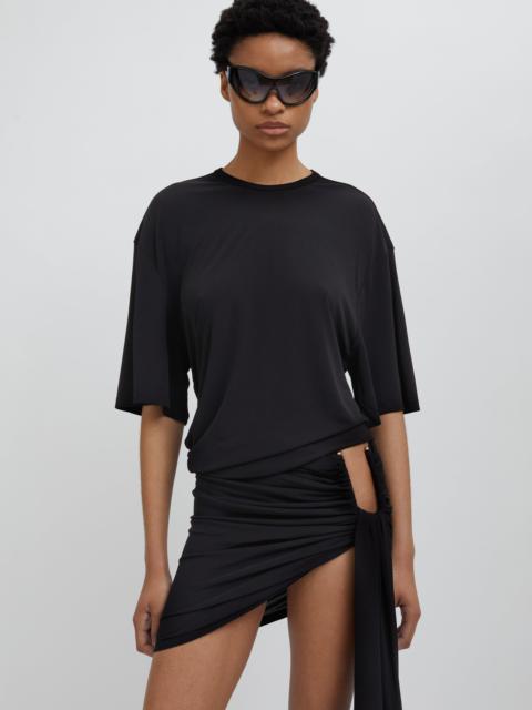 CHRISTOPHER ESBER Side Cowl Waist Tee