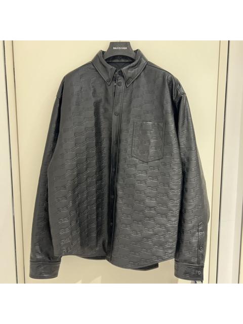 BALENCIAGA Balenciaga Oversized Leather Shirt