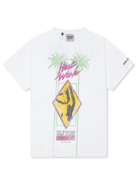 GALLERY DEPT. GALLERY DEPT. X DOC JOHNSON HEAT WAVE TEE - LIGHT ARCHIVAL WHITE