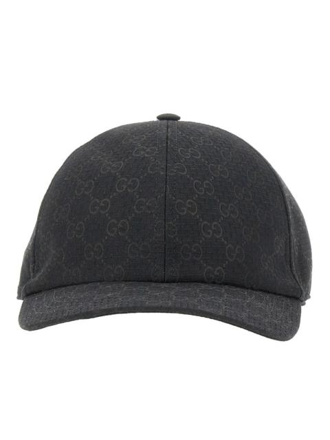 GUCCI Gucci GG Ripstop Fabric Baseball Cap Black