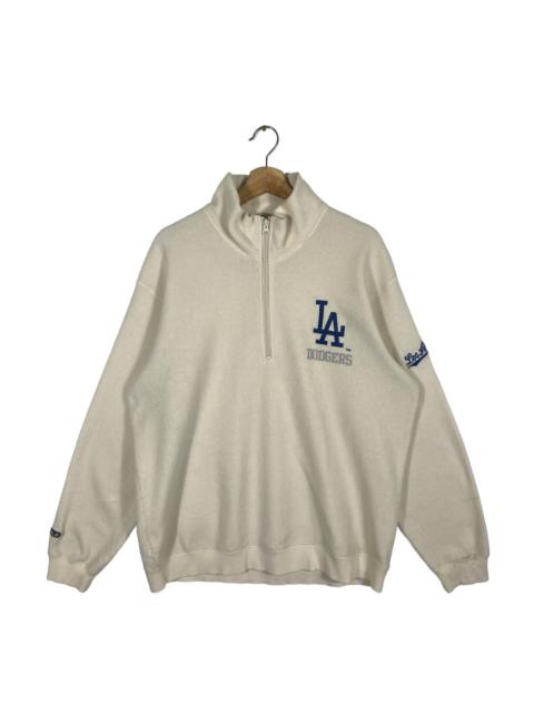 Other Designers Vintage - Vintage Los Angeles Dodgers Fleece Half Zipper Sweatshirt
