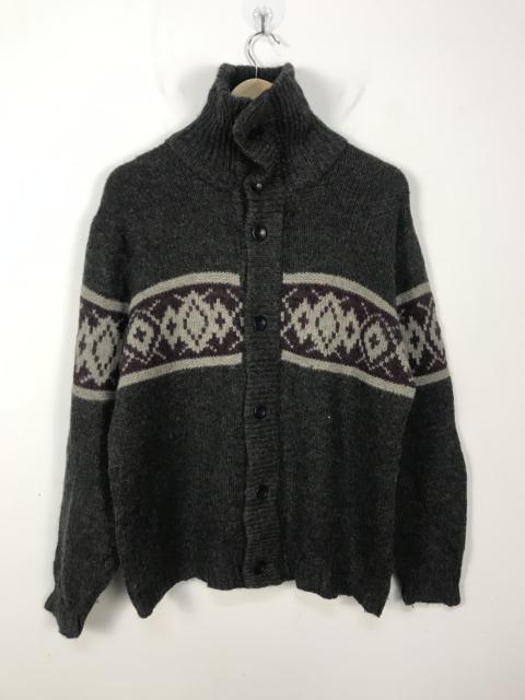 Other Designers Homespun Knitwear - Gap Classic Vintage Line Shawl Collar Knit Cardigan #2847