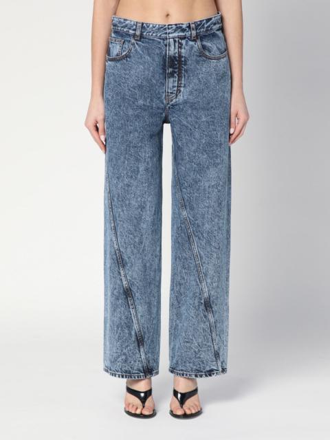 Alaïa Twisted stonewashed denim jeans
