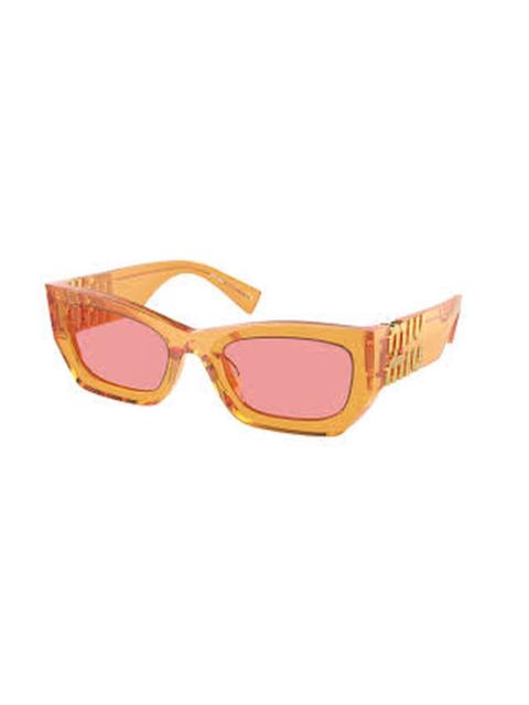 Miu Miu Miu Miu Pink Cat Eye Ladies Sunglasses MU 09WS 12T1D0 53