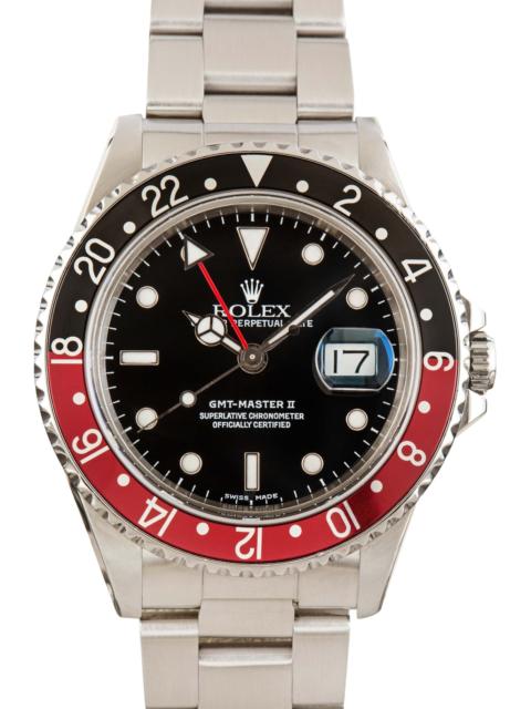 ROLEX 183581 Used Rolex GMT Master II Ref 16710 Coke