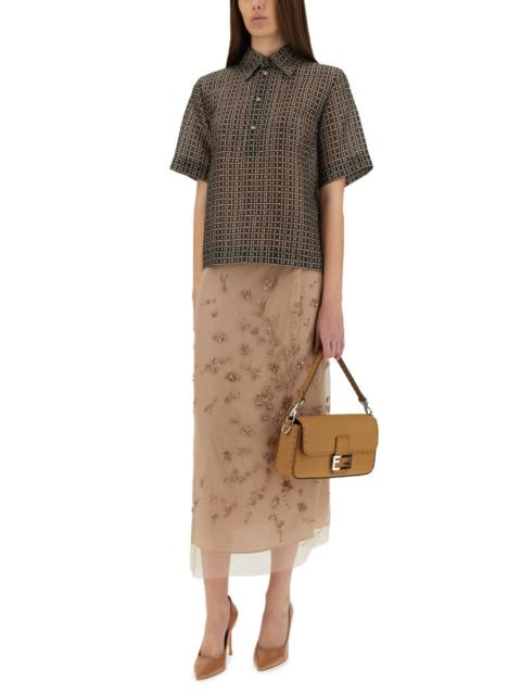 FENDI Fendi Women Tulle Skirt With Embroidery