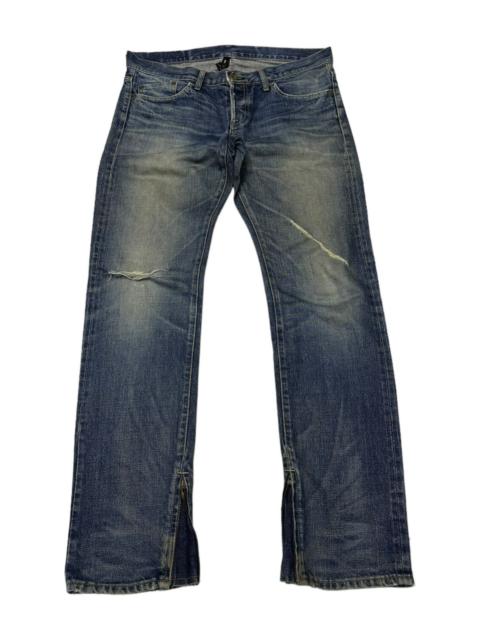 Other Designers Archival Clothing - 🔥GLAMB SELVEDGE ZIPPER LEG FLARED DENIM JEANS