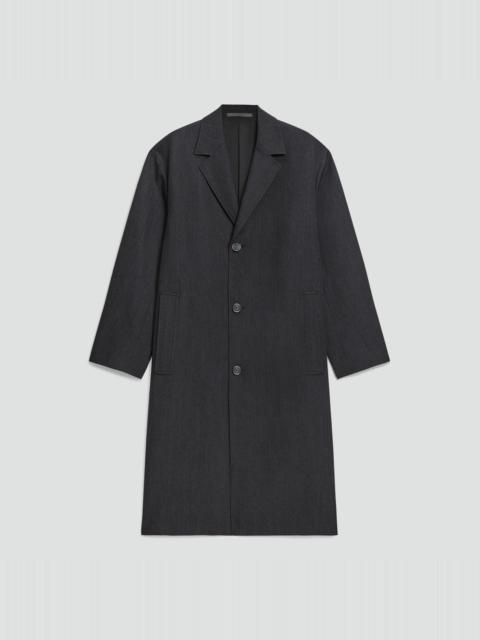 Theory Three-Button Coat in Twill Blend