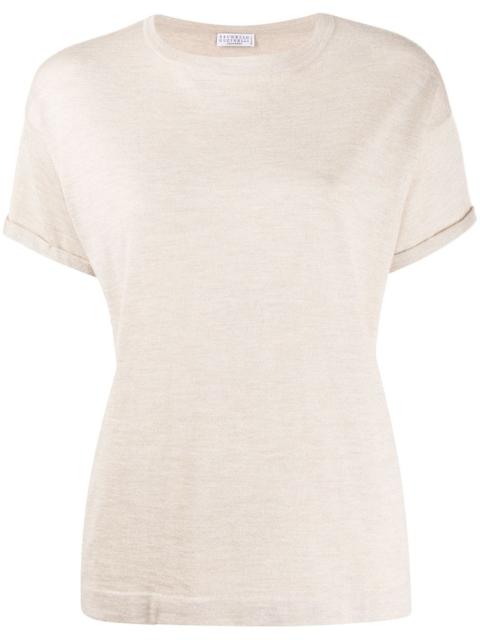 Brunello Cucinelli Brunello Cucinelli Women Cashmere And Silk T-Shirt