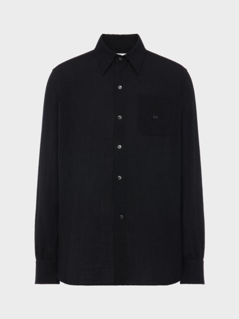 Maison Margiela Virgin wool long-sleeved shirt
