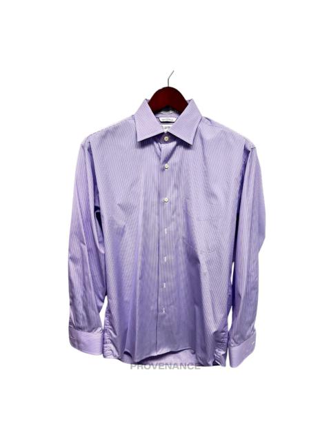 J. P. Tilford - J. P. Tilford x Harry Rosen Shirt - Purple Striped 15.5